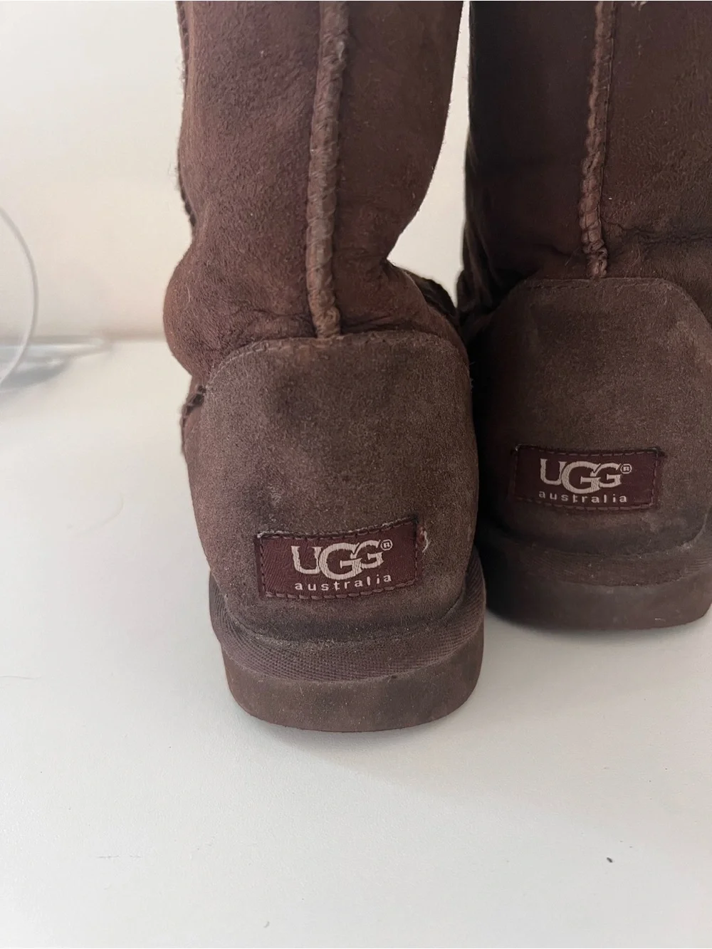 UGG Brown Suede Tall Classic Boots
